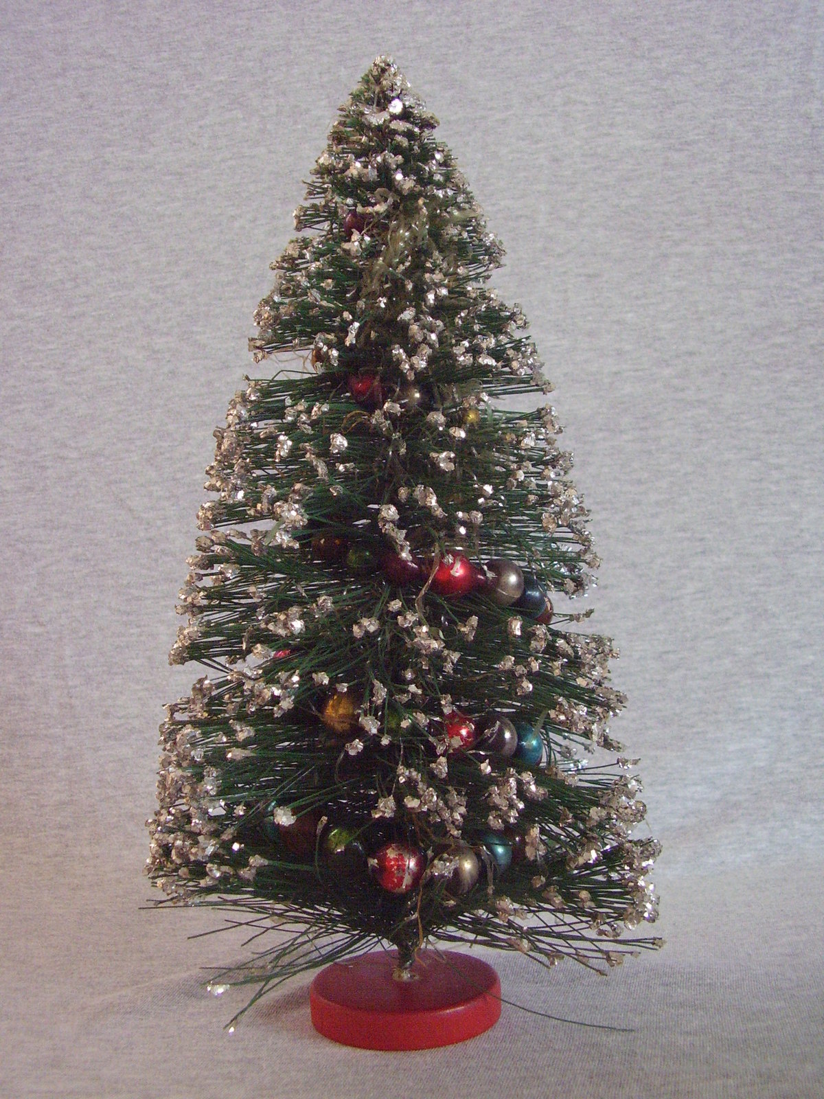 vintage christmas bottle brush tree mercury glass garland vintage christmas bottle brush tree mercury glass garland