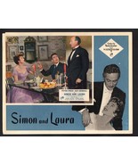 Simon and Laura Lobby Card-Peter Finch and Kay Kendall having dinner and... - $32.16