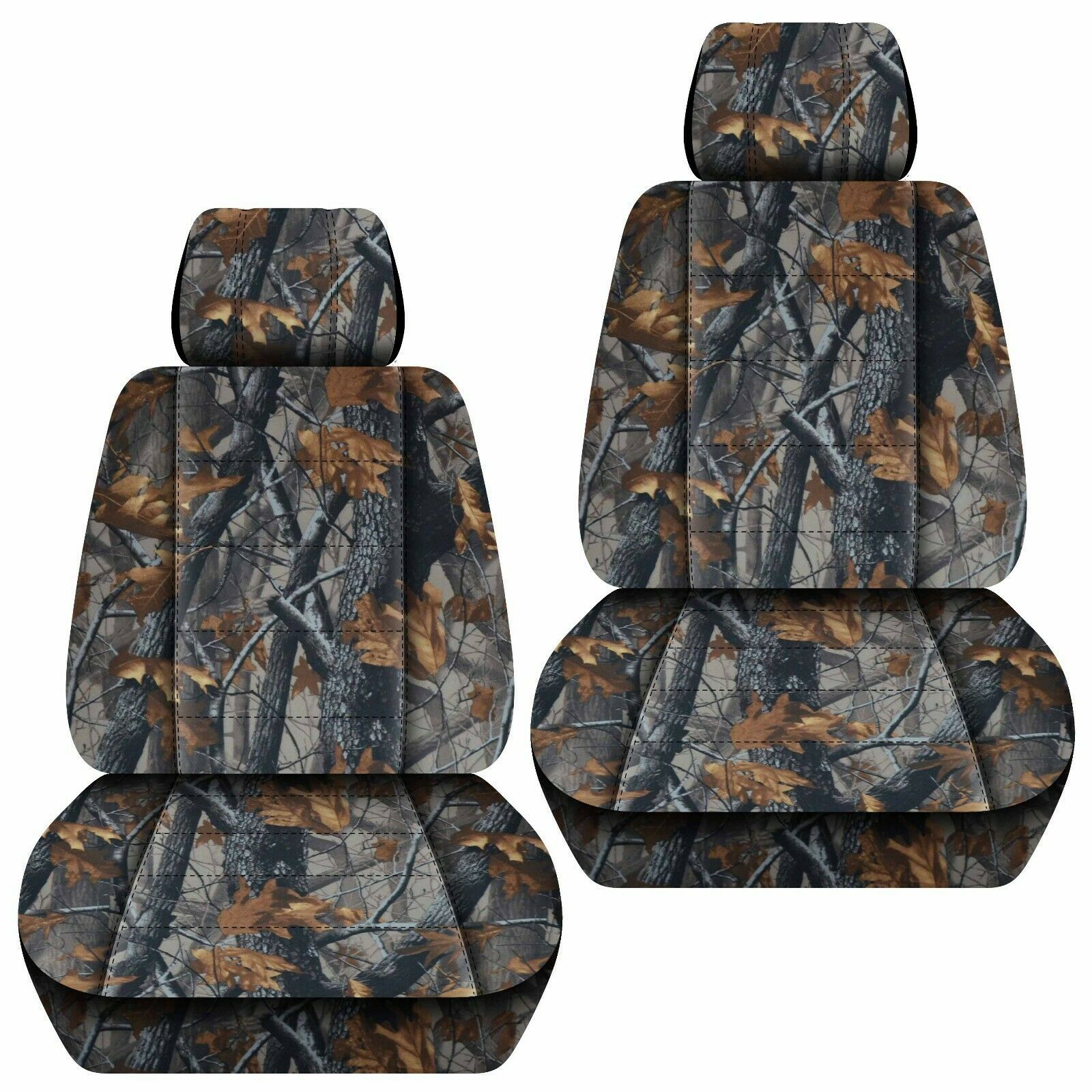 Front set car seat covers fits Ford Explorer 20032019 camo dark tree