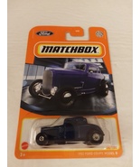 Matchbox 2022 #66 Dark Blue 1932 Ford Coupe Model B MBX Showroom Series MOC - $14.99