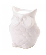 Fragrance Foundry White Porcelain Owl Oil Warmer - $24.22