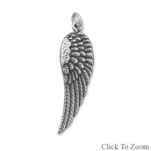 Sterling Silver Angel Wing Charm  - $25.98