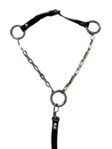 Vivienne Westwood Silver Metal Chain + Black Patent Leather Harness Size S Italy image 4