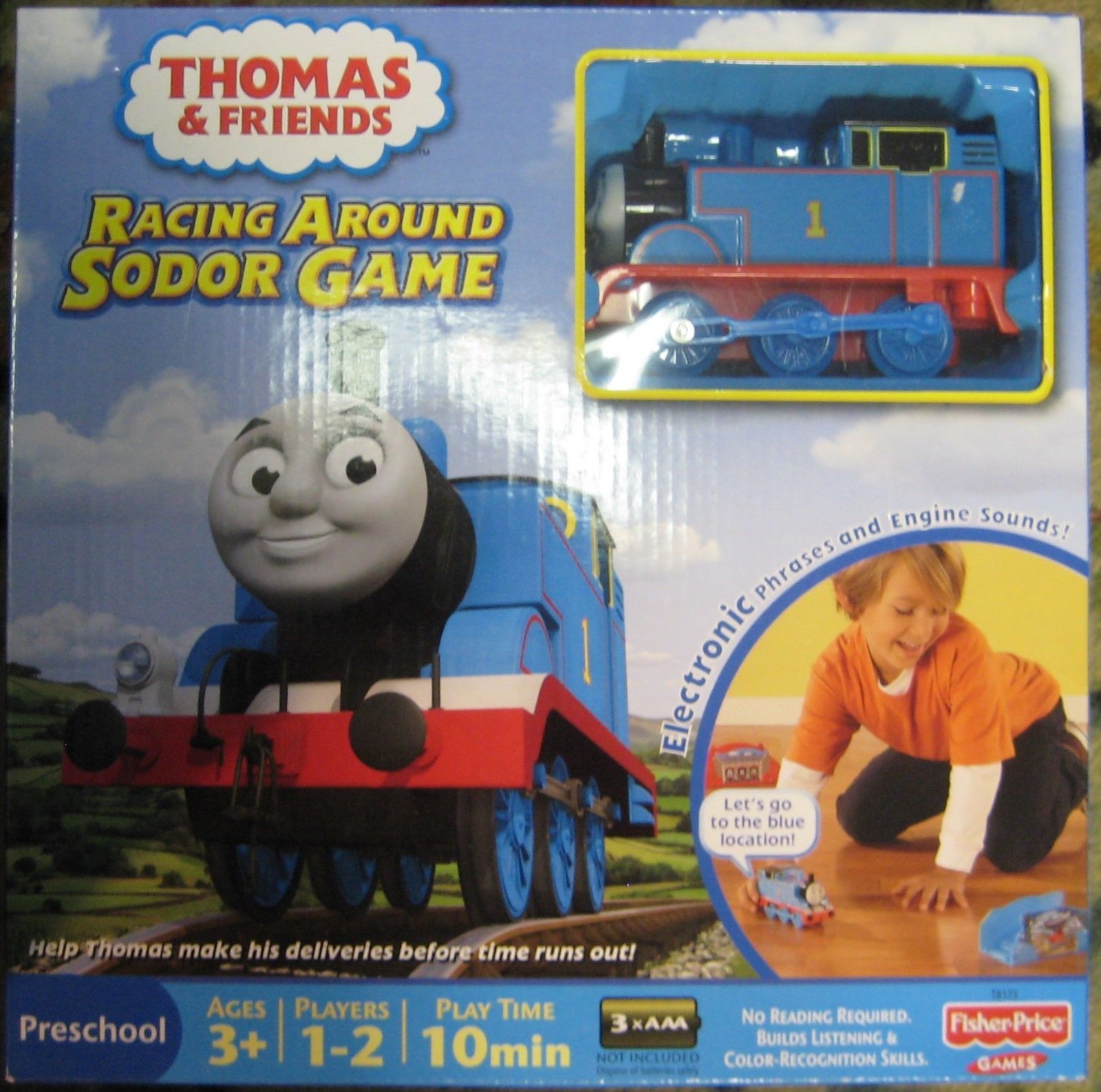 THOMAS FRIENDS RACING  AROUND SODOR  GAME  W ELECTRONIC 