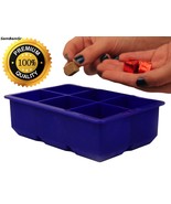 Extra Large Silicone IceCube Tray,Kitchen,Room, Freeze,Gadget,Utensil,Mo... - $18.49