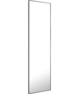 Wall Mirror Contemporary Rectangle 18-In Silver Metal FREE - $499.00