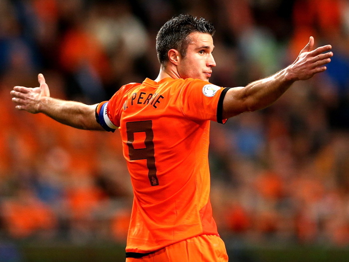 Robin van Persie Captain The Netherlands FIFA World Cup 24x18 Wall