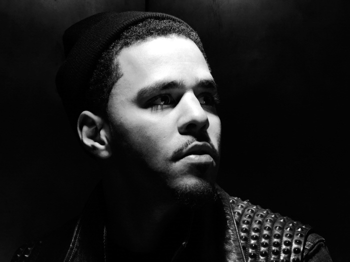 J. Cole BW Portrait Rapper Hip-Hop Music Rap 32x24 Wall Print POSTER ...