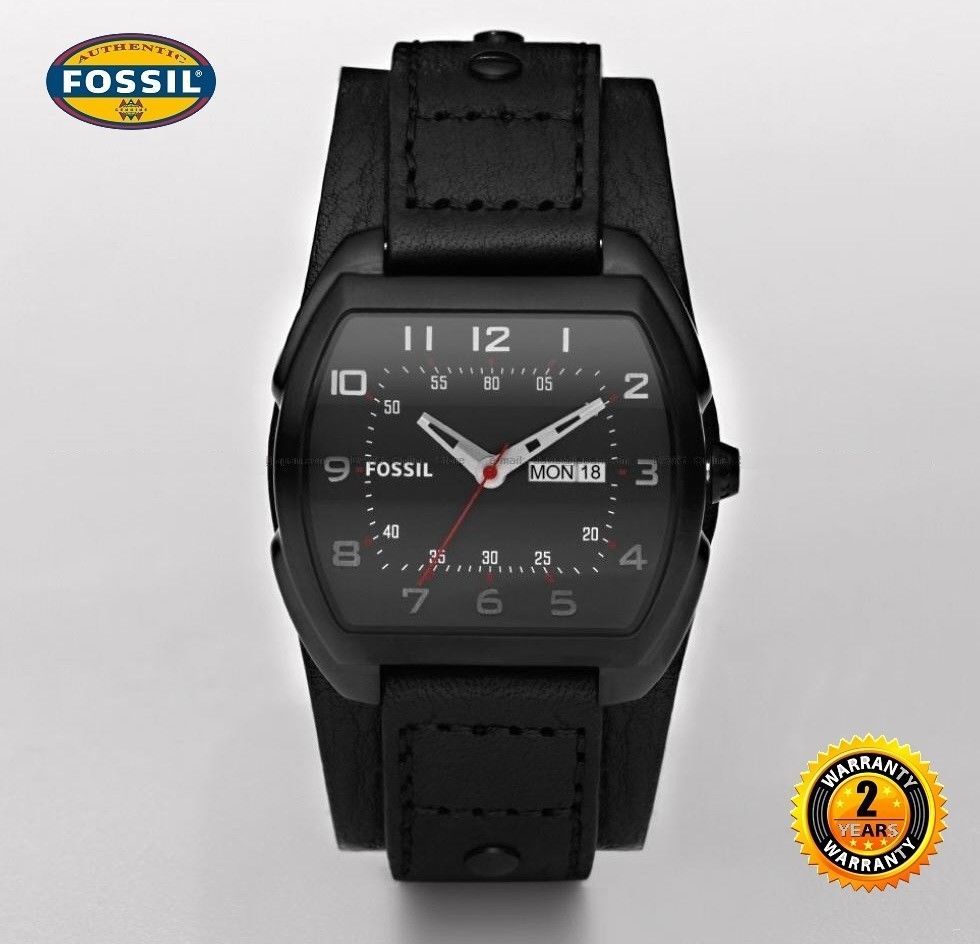 black square fossil watch