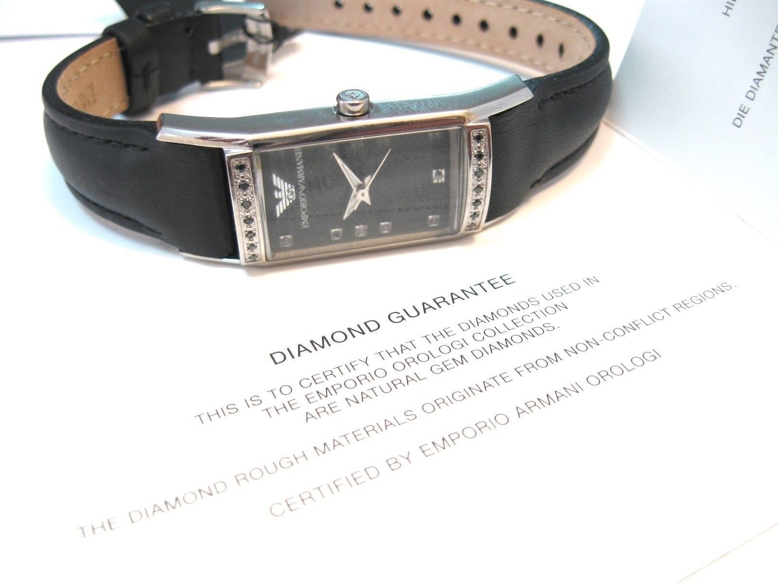 armani diamonds watch
