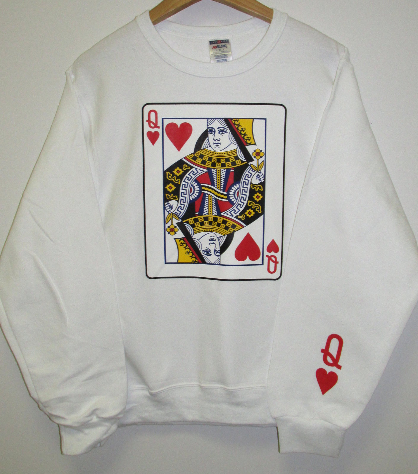 queen of hearts sweatshirt