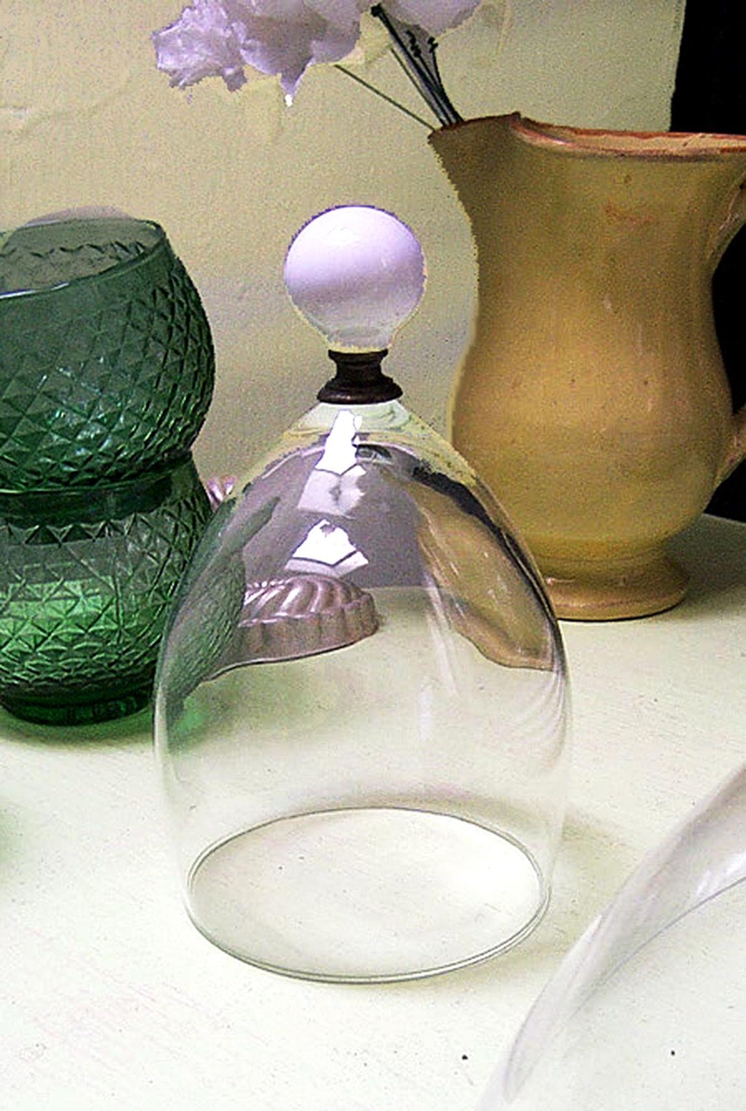 Interesting Decorative Bell Jar Belljar Glassware