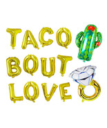 TACO BOUTA LOVE Balloons Taco Bout a Wedding Taco Bout Banner Taco Bout ... - $25.99