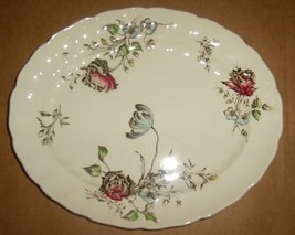 RARE JOHNSON BROS DAY IN JUNE OVAL PLATTER ENGLAND - $65.24