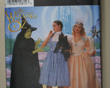 Simplicity 7808 WIZARD OF OZ DOROTHY GLENDA WITCH COSTUMES 18-22 OOP