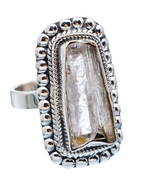 Special Sale, Beautiful Clear Quartz Ring, 925 Silver, Size 8 or Q - $18.40