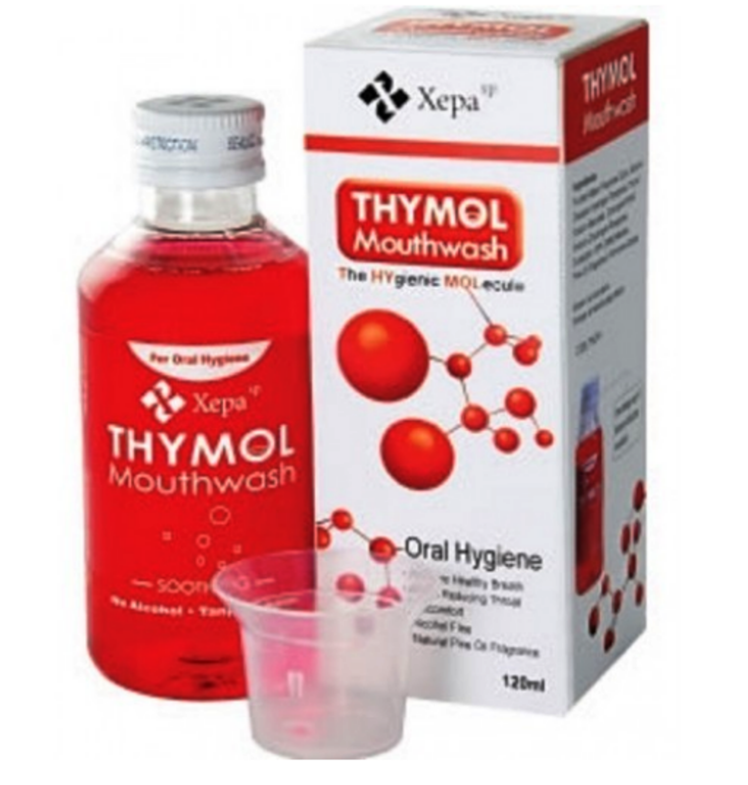 THYMOL Antiseptic MOUTHWASH 120ML For Soar Throat & Oral Hygiene
