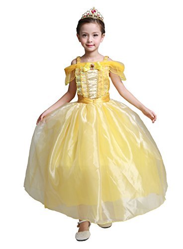 Dressy Daisy Girls' Princess Belle Costumes Princess Dresses Halloween ...