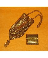 AUTHENTIC RARE WHITING & DAVIS DRAWSTRING STYLE PURSE WITH FREE MINI BILLFOLD - $275.00