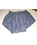 Blue Green Bulky Cowl Scarf, Crochet, Handmade, Infinity Scarf, Circle S... - $40.00