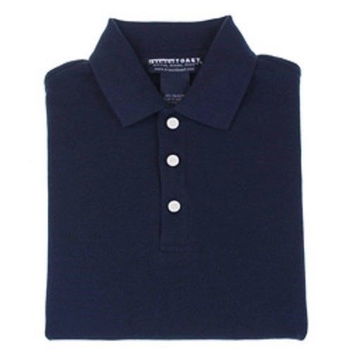 Navy Blue Long Sleeve Polo Shirt 20 Unisex French Toast School Uniforms ...