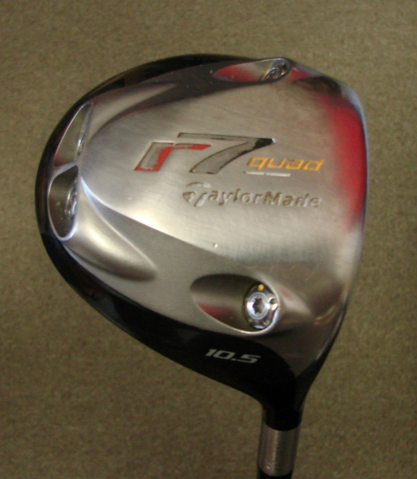 Taylormade R7 Quad 10.5 MAS2 Flex R 7-65 Tip Firm Gold Driver Tool ...