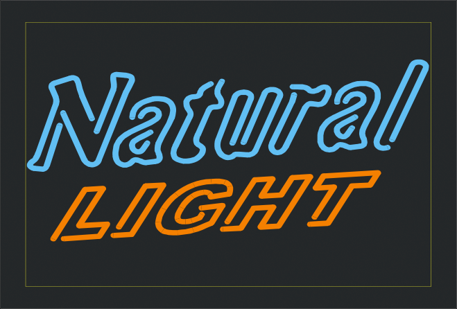 natural light beer merchandise