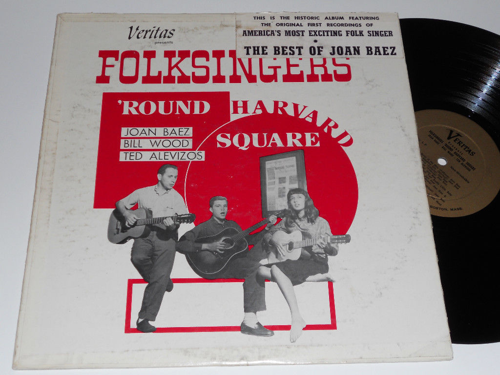 JOAN BAEZ Folksingers 'Round Harvard Square VG+ Veritas 18 Yr. Old Baez ...