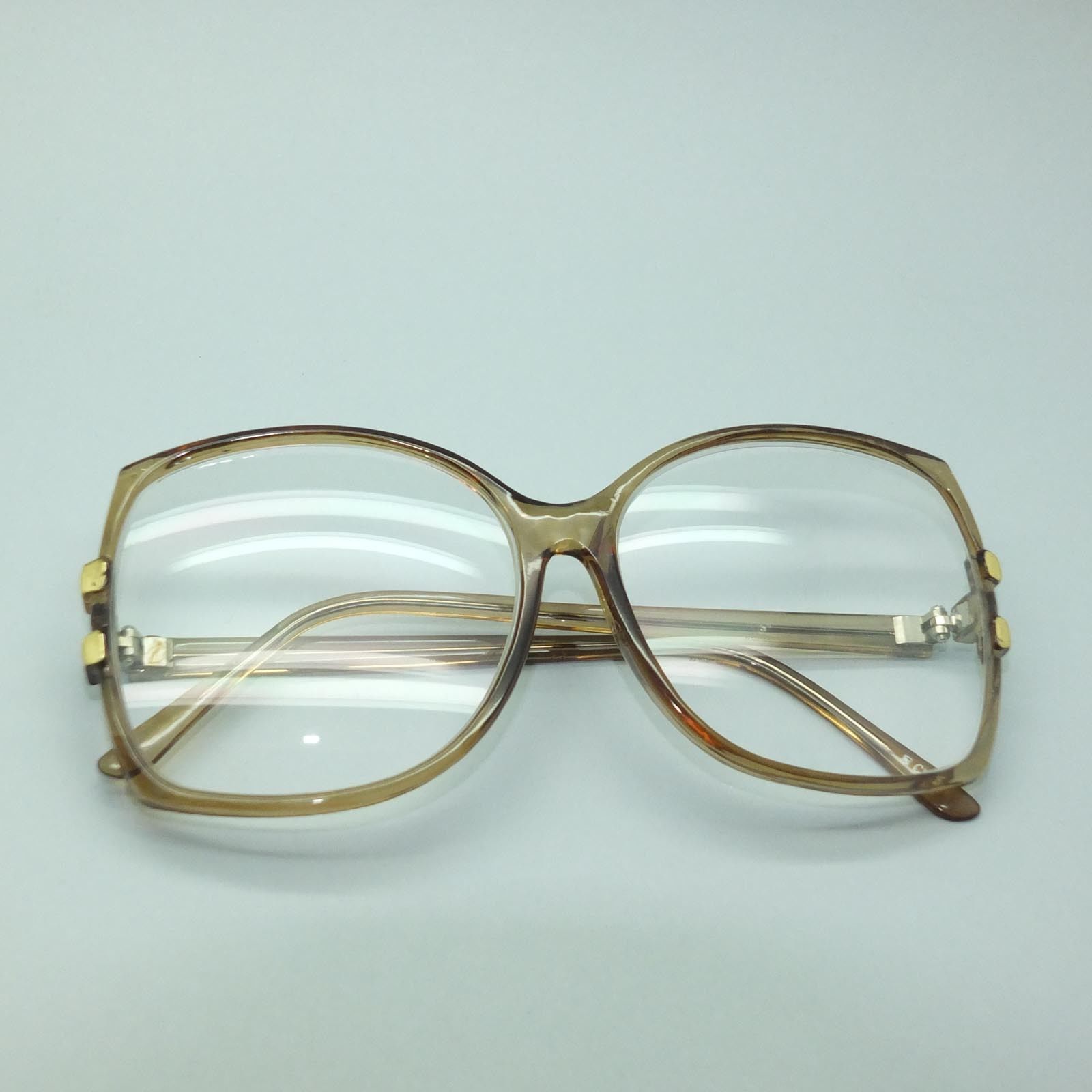 Big Glamour Statement Polished Caramel Frame Reading Glasses +2.00 ...