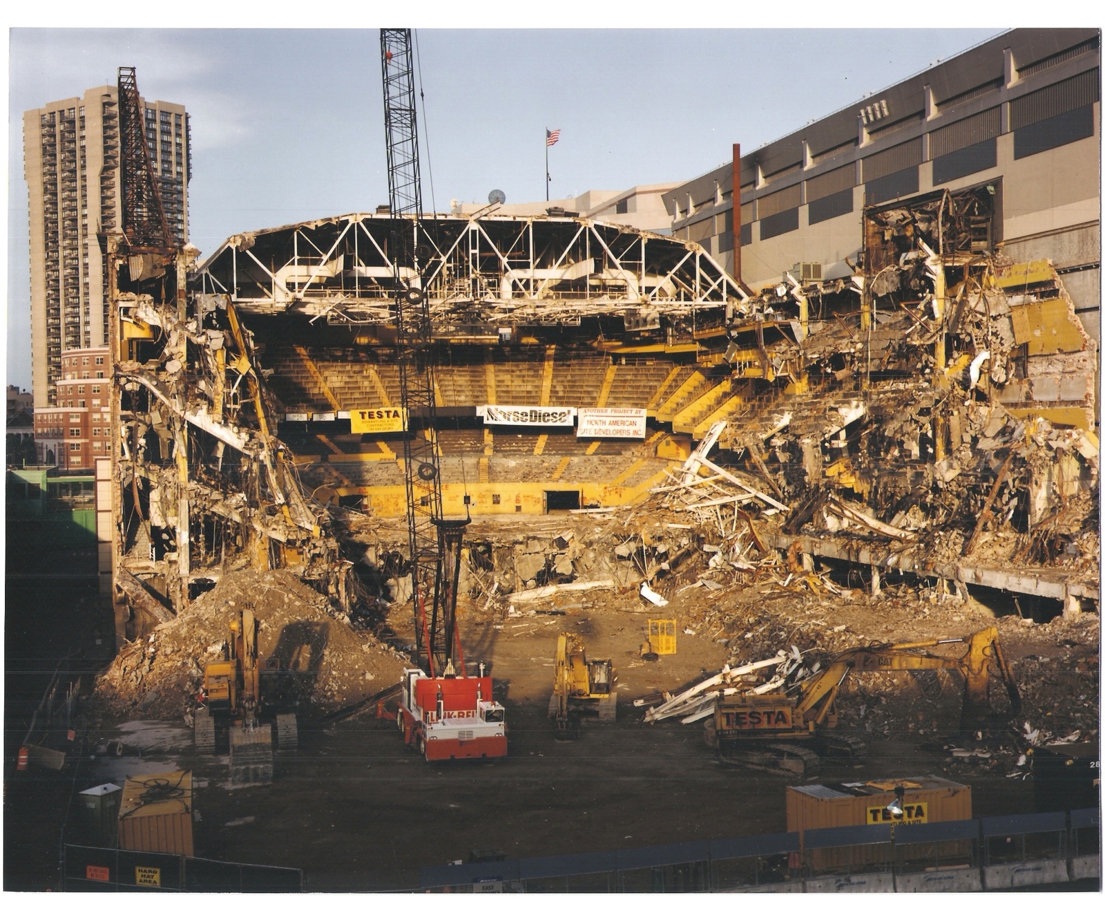 Boston Garden Demolished 1996 Celtics Bruins 11X14 Color Memorabilia ...