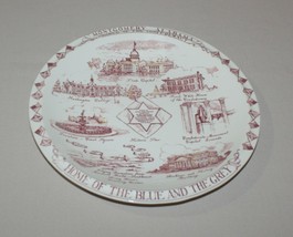 Montgomery Alabama Home of Confederacy Collector Plate Vernon Kilns Vernonware - $9.85