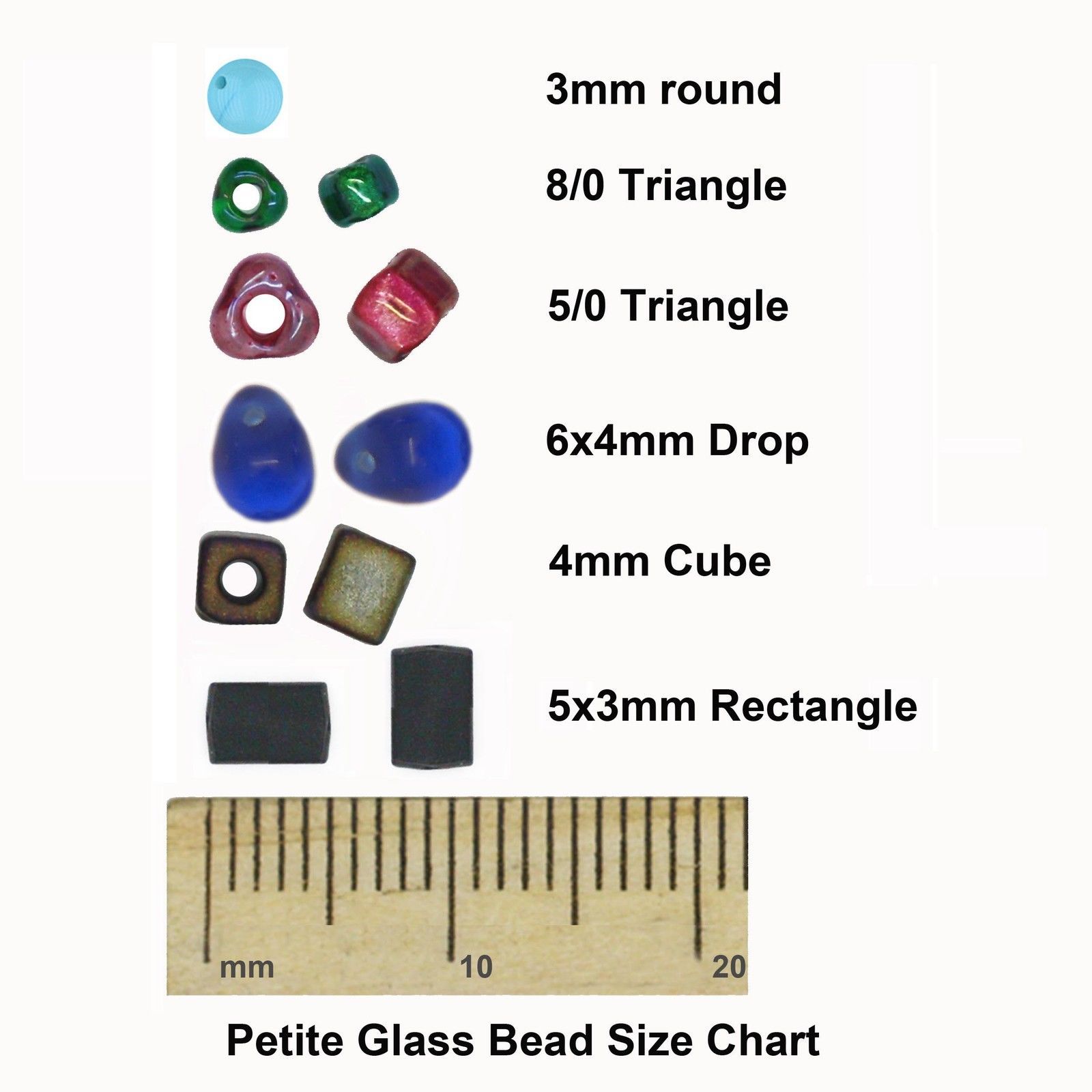 Square Glass Beads Japan 4mm Miyuki Cube Transparent Lime