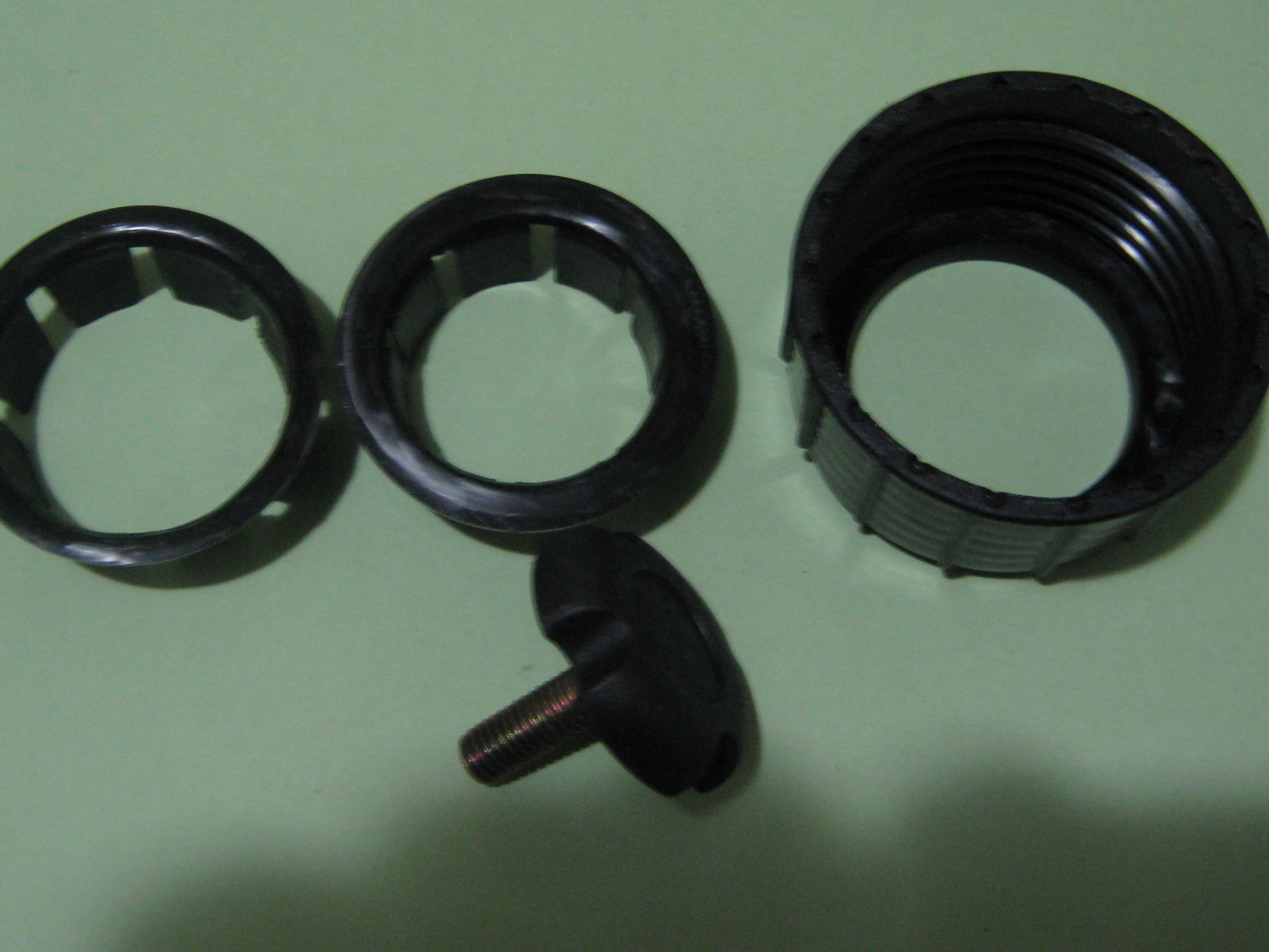 2pcs Screwed Adapter Umbrella Base fit Umbrella Pole1.50''&1.90''&Post