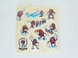 1987 California Raisins stickers new in plastic, never used lot of 10   ... - $14.84