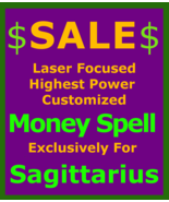 Kairos Billionaire Wealth Spell Money Customized4 Sagittarius Betweenall... - $129.50