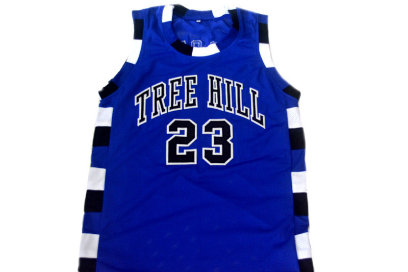 Nathan Scott #23 One Tree Hill Movie Basketball Jersey Blue Any Size