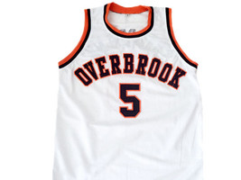 Wilt Chamberlain Overbrook High School Custom Basketball Jersey White Any Size image 1