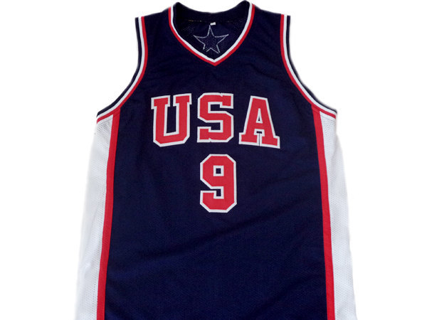Vince Carter #9 Team USA BasketBall Jersey Navy Blue Any Size ...
