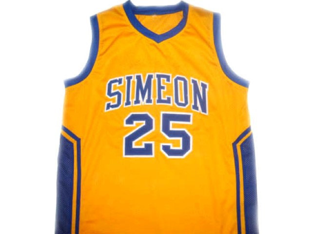 Ben Wilson #25 Simeon High School Basketball Jersey Yellow Any Size