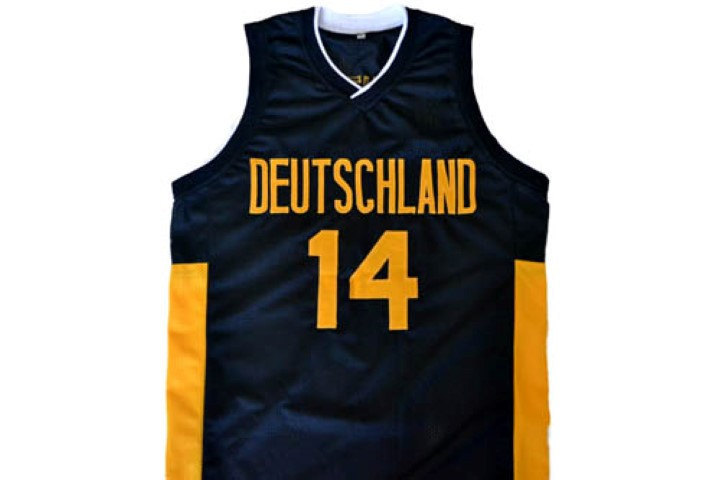 Dirk Nowitzki #14 Team Deutschland Germany Basketball Jersey Black Any Size