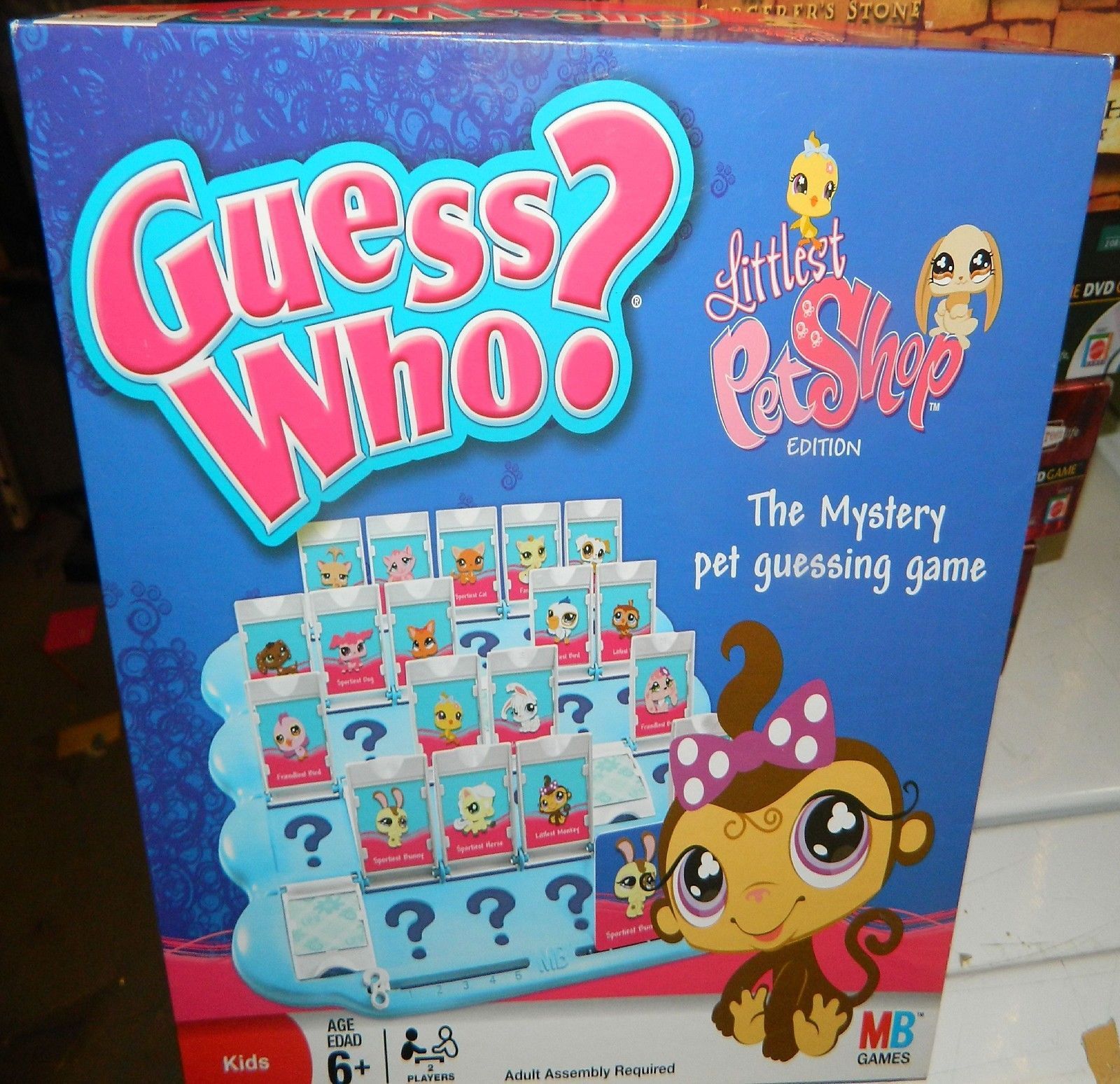 GUESS WHO LITTLEST PET SHOP GAME--COMPLETE - Contemporary Manufacture