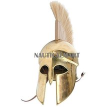 NauticalMart Spartan Grecian Historical Brass Armor Helmet Medieval Tournament  image 1