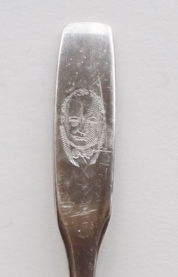 Collector Souvenir Spoon Great Britain UK England Winston Churchill ...