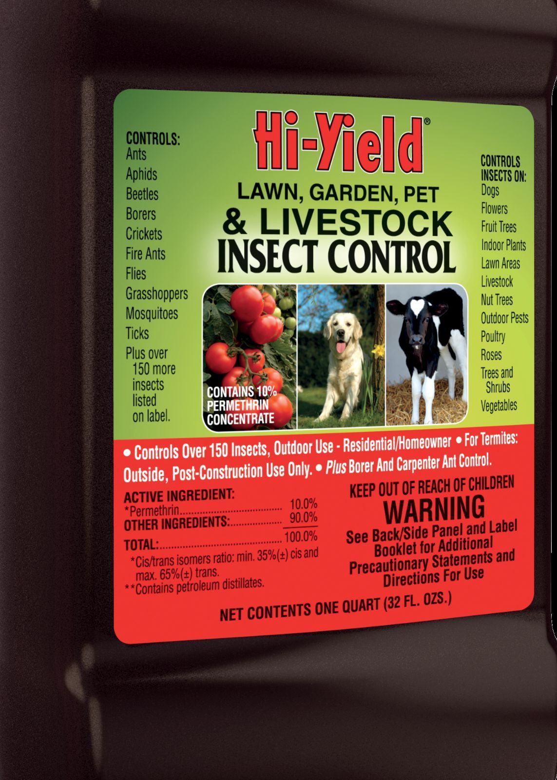 Lawn Garden Pet Livestock Insect Control Insecticide 32 oz Permethrin