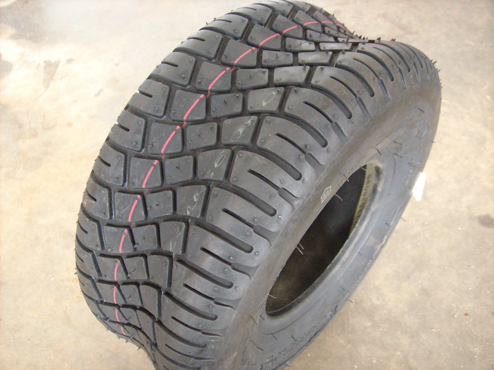 Tire 15x6.00-6, 4 Ply, Heavy Duty Tubeless for Lawn Mower, 160-505