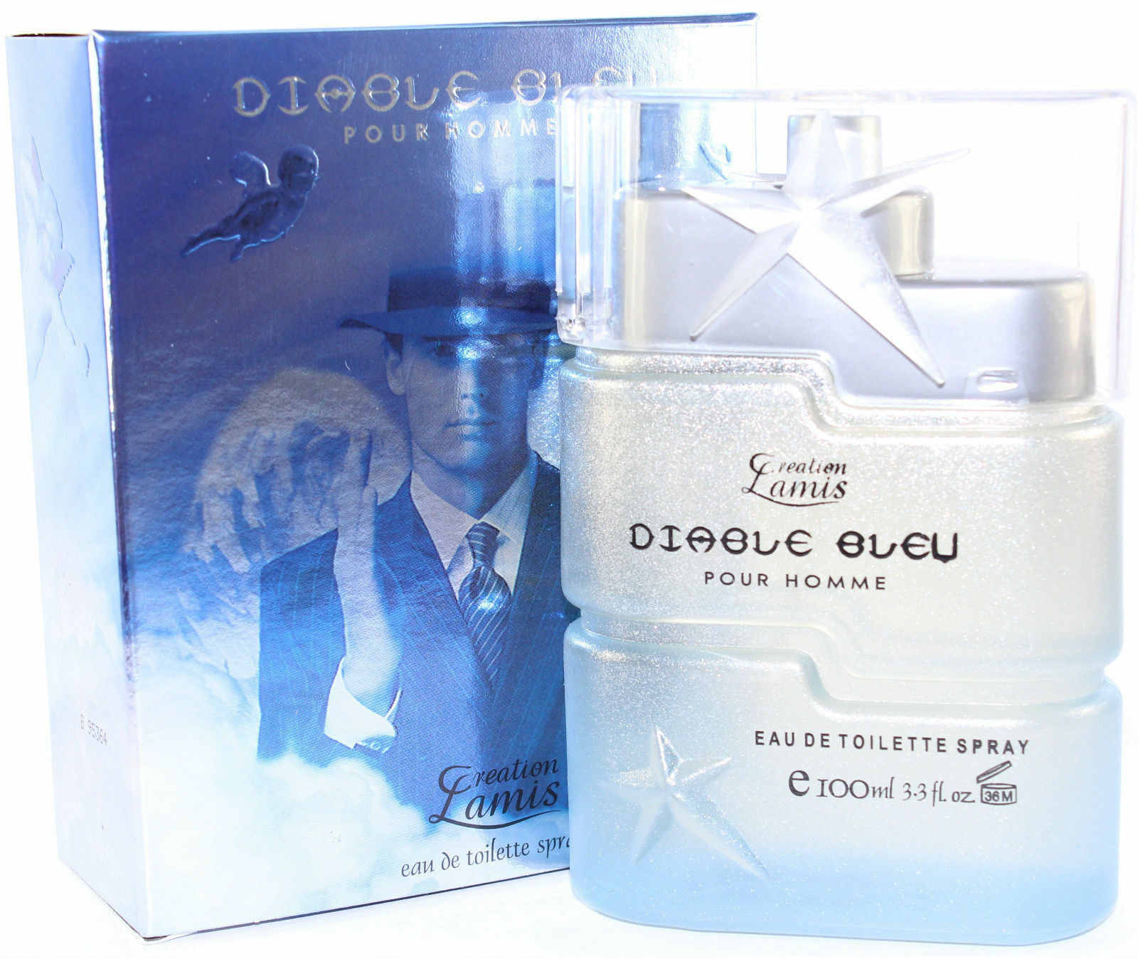 DIABLE BLEU by Creation Lamis 3.4 / 3.3 Oz EDT Spray for Men * SEALED IN BOX *