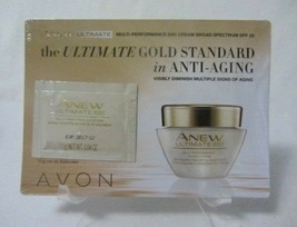 Avon Anew Ultimate Day Cream Broad Spectrum Spf 25 5 Samples .04 Fl. Oz Sealed - $2.96