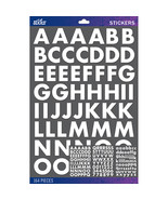 Sticko Alphabet Stickers-White Futura Bold Large - $7.82
