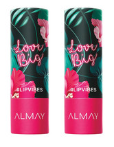 2 Pack Almay Lip Vibes Cream Finish Lipstick  -300 Love Big- New/Sealed - $9.75