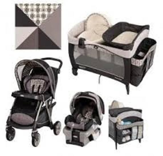 Twin Graco Baby Infant Pack N Play Twin Sleeper Bed Crib w